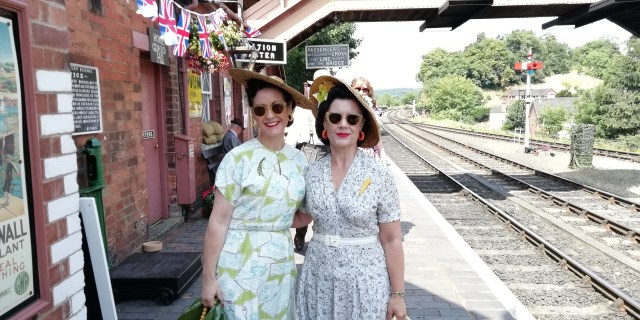 Two cool ladies that went the extra mile to look good!